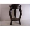 Image 2 : Small Wooden Side Table - 12" Diameter, 19" Tall