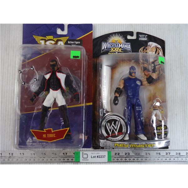 2xThe Bid Price-(1) Mr.Terrific and (1) WWE Rey Mysterio