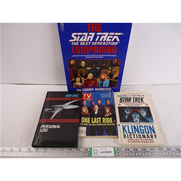 (4) Star Trek: The Next Generation Books and TV Guide