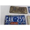 Image 2 : (4) License Plates - SK, BC