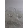Image 3 : (6) Crystal Wine Glasses