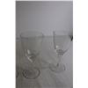 Image 4 : (6) Crystal Wine Glasses