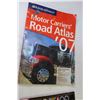 Image 9 : Rand McNally Road Atlas - Hockey Magazines - DC Robin Comic - Leather Case