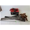 Image 1 : Powerfist Battery Charger(not working) - Howlends Waverly Handsaw - Henry Disston & Sons Hand Saw
