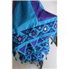 Image 2 : Blue Clothed Hanging Lamp - Works