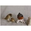 Image 2 : (5) Small Trinkets - (2) Birds, Monkey, (2) Children