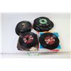 Image 1 : Records - (100) 45 Records - Johhny Cash - Henry Lumpkin - Tumble Weeds - Johhny Hortons
