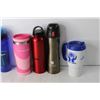 Image 6 : (16) Assorted Water Bottles and Travel Mugs