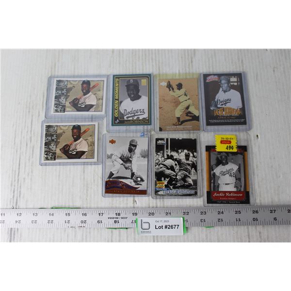 (8) Jackie Robinson - MLB Tribute Trading Cards