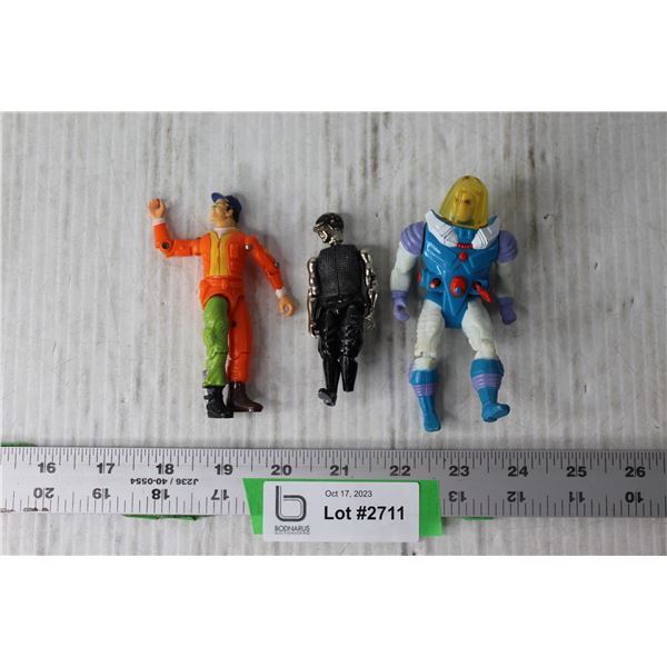 (3) Vintage Action Figures - Murdock, Mr. Freeze