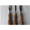 Image 3 : (3) Wood Chisels