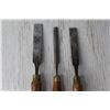 Image 4 : (3) Wood Chisels