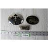 Image 1 : (3) Belt Buckles - Tractor, Cross