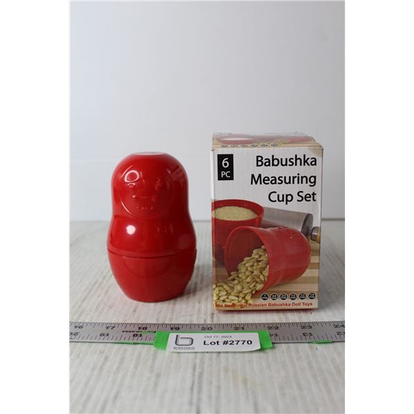 Babushka Russian Doll Measuring Cup Set