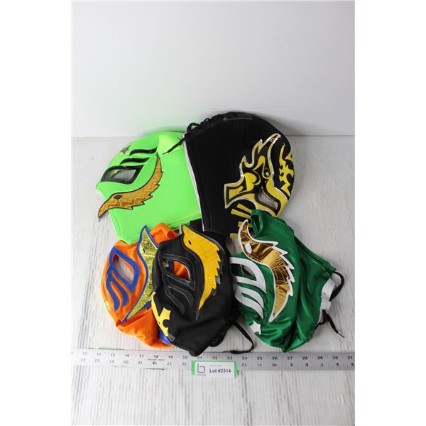 (5) Wrestling Luchador Masks