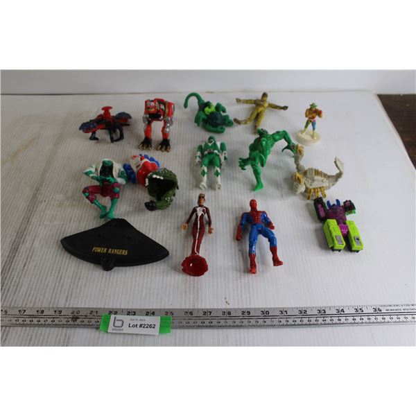 (10+) Kids Toys - Power Rangers, Spiderman, Villains