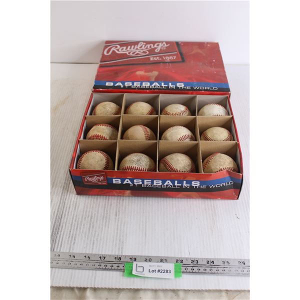 (12) Rawlings Baseballs in Box