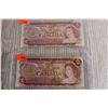 Image 2 : (3x Bid Price) (3) 1974 $2 Canadian Bills