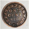 Image 1 : Canadian Large Cent 1887 F+