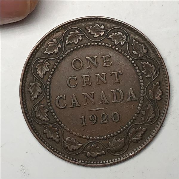 Canadian Large Cent 1920