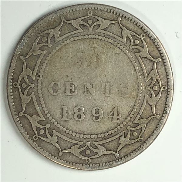 Newfoundland .50 cents 1894