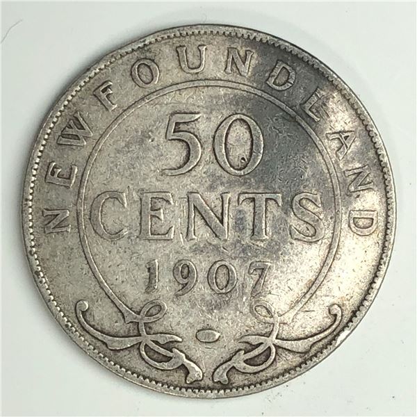 Newfoundland .50 cents 1907