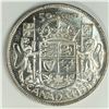 Image 1 : 1953 Queen Elizabeth 50 Cents Small Date