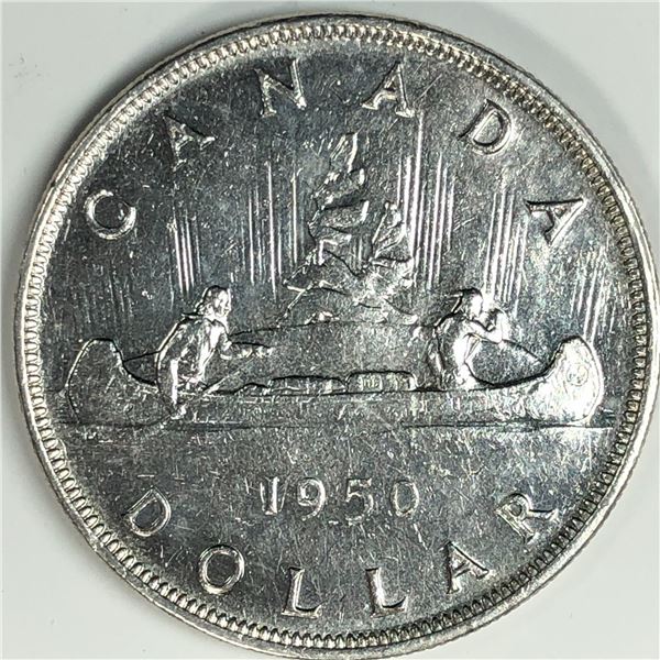 1950 ARN King George VI Canadian Silver AU