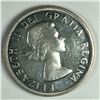 Image 2 : 1954 SWL Queen Elizabeth II Canadian Silver Dollar