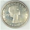 Image 2 : 1963 Queen Elizabeth II Canadian Silver Dollar