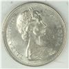 Image 2 : 1966 Queen Elizabeth II Canadian Silver Dollar UNC