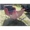 Image 2 : Red Cutter Sleigh with Padded Seat (69" Long)
