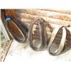 Image 1 : (3) Horse Collars (20 x 21 x 20") with Good Buckles