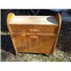 Image 1 : Small Cabinet with Enamel Dish (25 x 23" Tall)