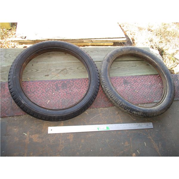 (2) Vintage Bike Tires