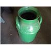 Image 2 : 8 Gallon Cream Can, Painted Green hole on Bottom