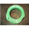 Image 3 : 8 Gallon Cream Can, Painted Green hole on Bottom