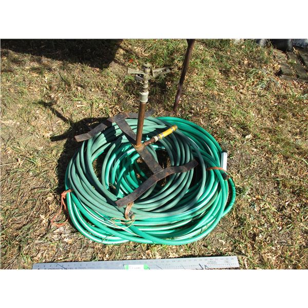 Rubber Water Hose with Sprinkler