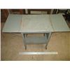 Image 1 : Metal Table with Folding Sides (40 x 17 x 17")