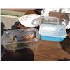Image 2 : Refrigerator Dishes, Clear Dishes with Tote & Lid