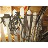 Image 7 : Assorted Horse Tack, Rope, Gate, Horse Shoe, Window Etc.
