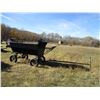 Image 1 : Horse Drawn Wagon w/ Padded Seats - Lights- Pole, Neck Yoke