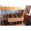 Image 1 : ** Wooden Bookshelf - 48" x 15" x 49" Tall, Needs Assembly