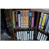 Image 2 : ** Storage Cabinet Filled with VHS Tapes - Three Stooges, Andy Griffin, Pacific Railroad