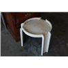 Image 3 : ** End Table, (3) Plastic Tables, Misc.