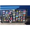 Image 4 : ** Framed Procor Badges Including CP Rail, Railway Patch-Related 21.5x36