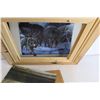 Image 3 : Framed 3D Wolf Print - 17" x 17", Framed Wildlife Print - Coming Apart