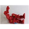 Image 5 : (3) Superhero Toy Figurines - Captain America, Spiderman, Iron Man