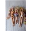 Image 4 : (7) Barbie and Assorted Dolls