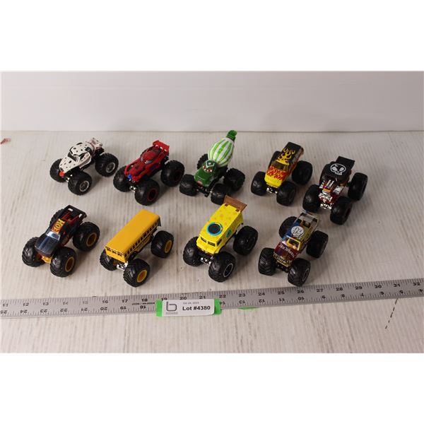 (9) Toy Monster Trucks